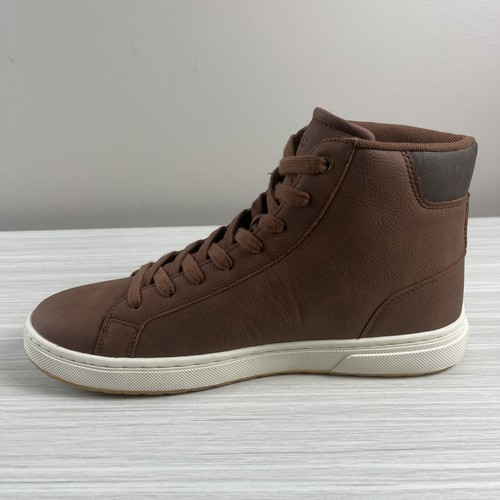 Levis Shoes Brown Lace Up Hi Top Boots Men’s Size 10, 510843BB-19 - Picture 7 of 12
