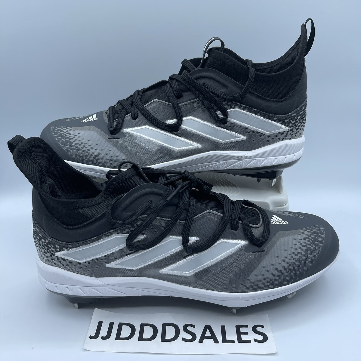 Adidas Adizero Afterburner NWV Black Metal Baseball Cleats  display picture 2