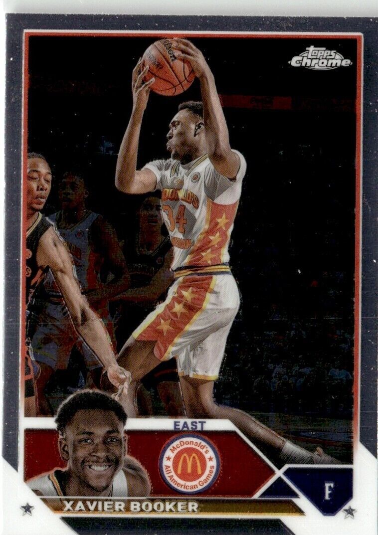 2023-24 CHROME MCDONALD'S ALL AMERICAN XAVIER BOOKER MICHIGAN STATE UNIVERSITY