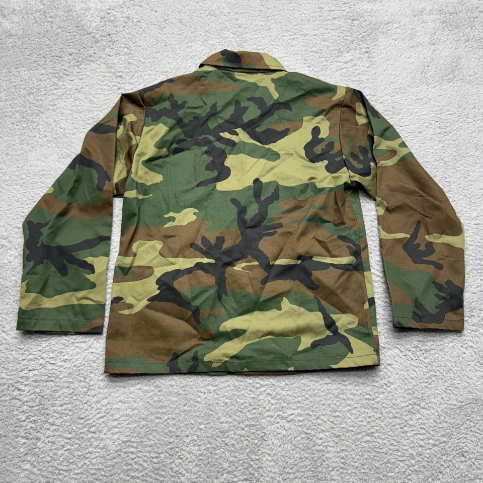Rothco BDU Shirt Kids 16 Camouflage Woodland US Soldier Costume Halloween - Image 2 of 4