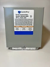 Goulds Control Box for 3 Wire, 3HP, 230V motors