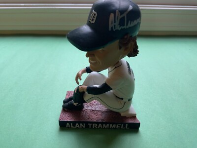 Detroit Tigers Alan Trammell Bobblehead Roar of 1984 AUTOGRAPH