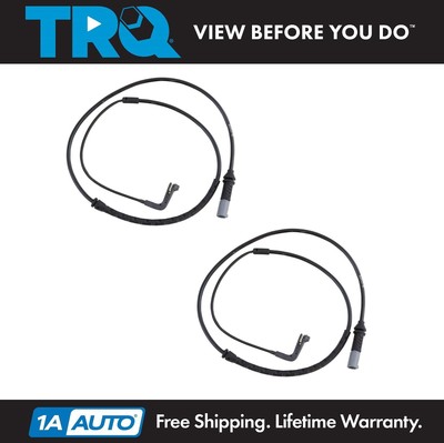 TRQ Rear Disc Brake Pad Wear Sensors LH & RH Pair Set for BMW X5 X6 Hybrid E70
