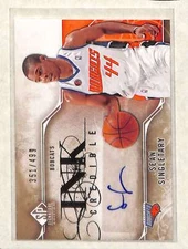 2009-10 Upper Deck  SP Signature  #I-SS Sean Singletary AUTO EX