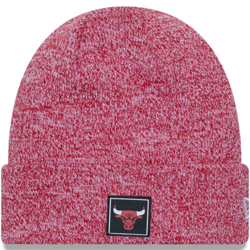 New Era Chicago Bulls NBA Team Cuff Winter Beanie Hat - Scarlet - Zdjęcie 1 z 2