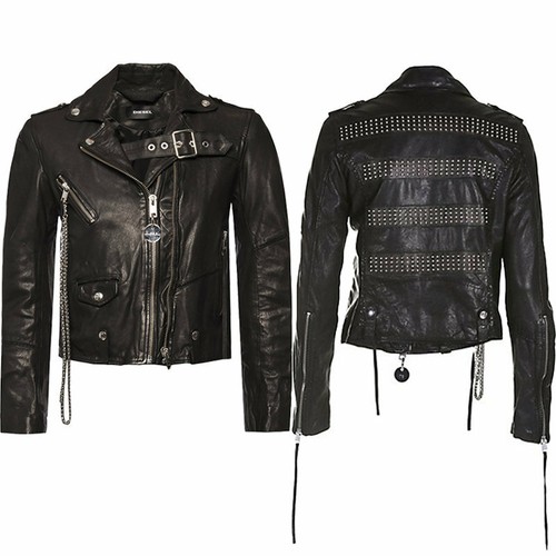 DIESEL L TERRY B Womens Jackets Biker 