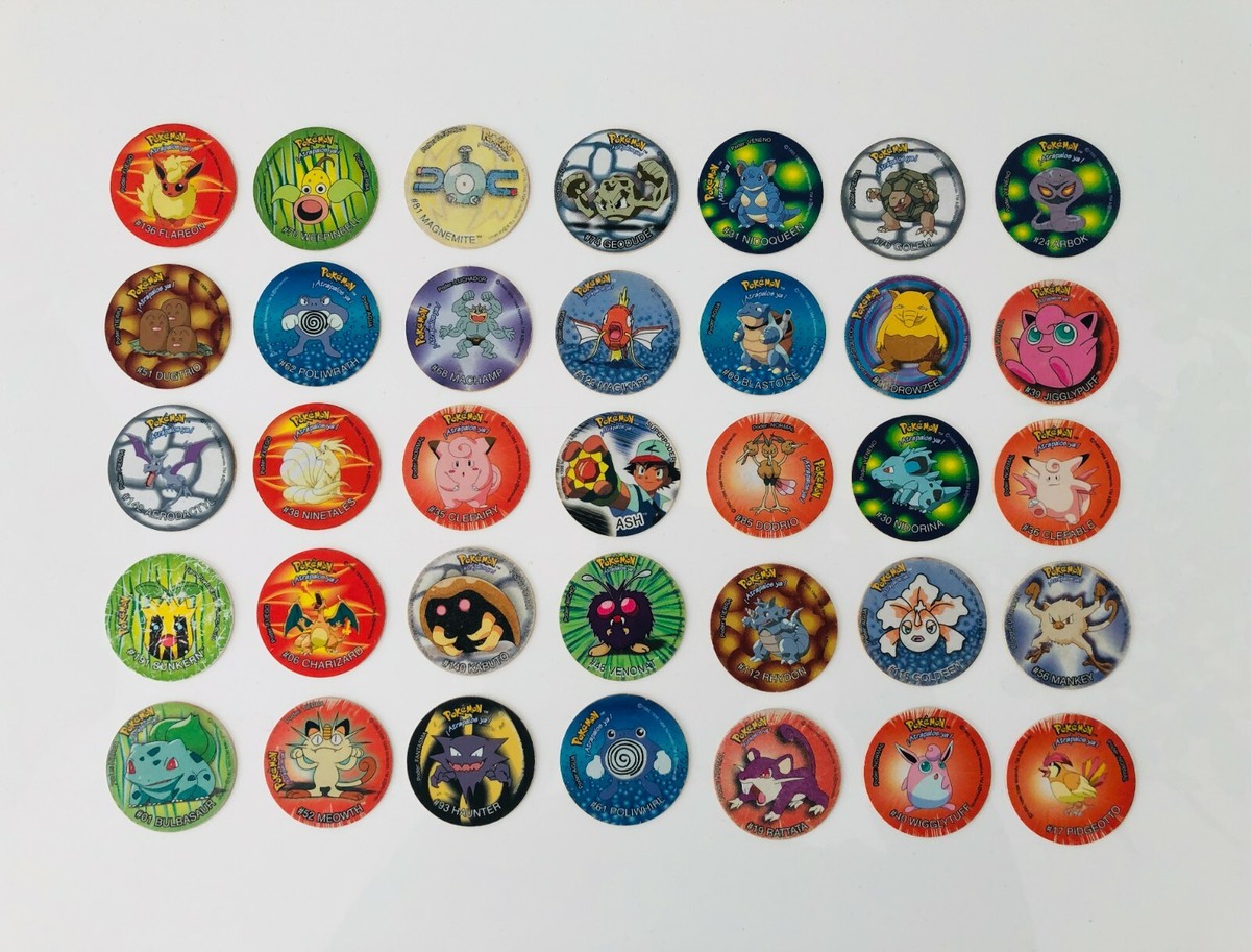 Pokémon Tazos Collection Sammlung - Version #1 - 1999 - Sammel