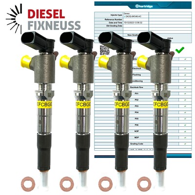 4x Injektor VDO Continental GK2Q-9K546-AC GK2Q-9K546-AB 2143478 Ford Transit 2.0
