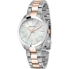 Orologio SECTOR 220 R3253588520 Donna Madreperla Acciaio Bicolor color 5 atm