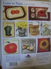 Learn To Paint With Priscilla Hauser Painting Book 9830-Seahorses/Shells/Vegeta