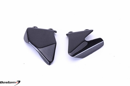2010-2016 Agusta F4 Heel Guard Rearset Foot Peg Plate Fairing Carbon Fiber - Picture 3 of 4