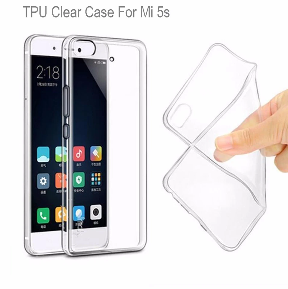 Funda Teléfono Cristal Templado 9H, TPU Transparente para Xiaomi Mi 5s, Pantalla 5.15" Foto 3 de 4