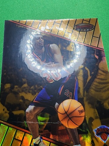 1999-00 Bowman's Best Allan Houston /400 #35 rifrattore - Foto 4 di 5
