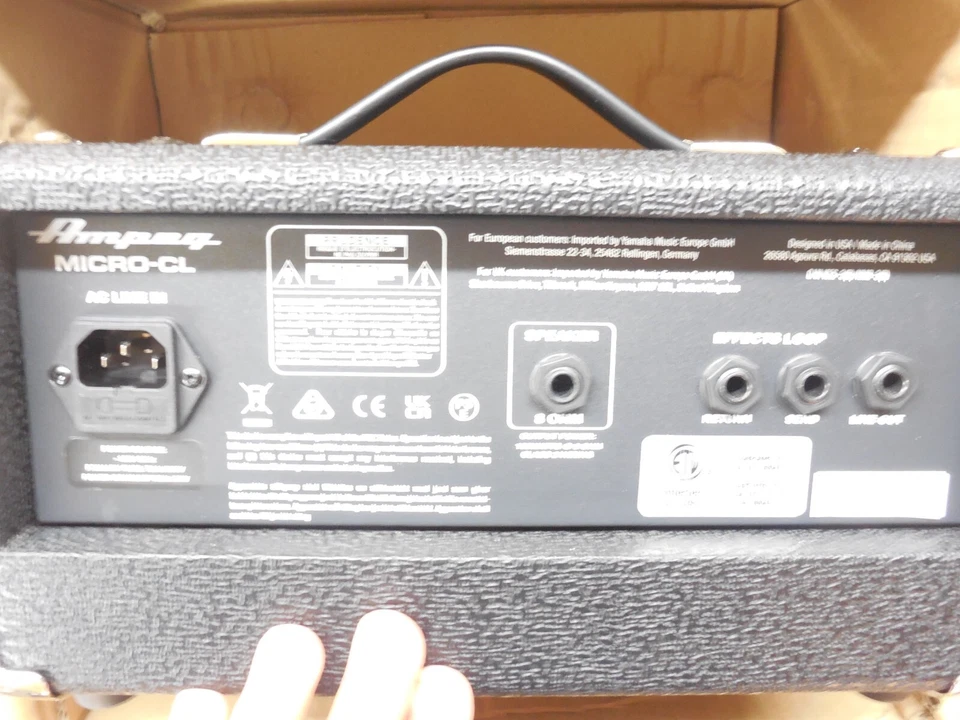 Ampeg MICRO-CL Stack 2X10" 100 Watt Bass Amplifier Head & Cabinet - Image 3 of 4