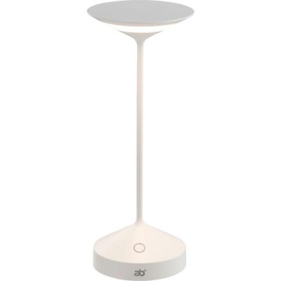 ab+ by Abert Tempo tragbare Tischleuchte weiss