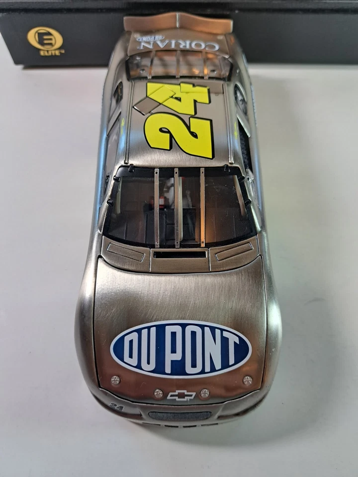 Jeff Gordon #24 Test Car 2000 Monte Carlo 1:24 Elite RCCA NASCAR Diecast Foto 3 de 4
