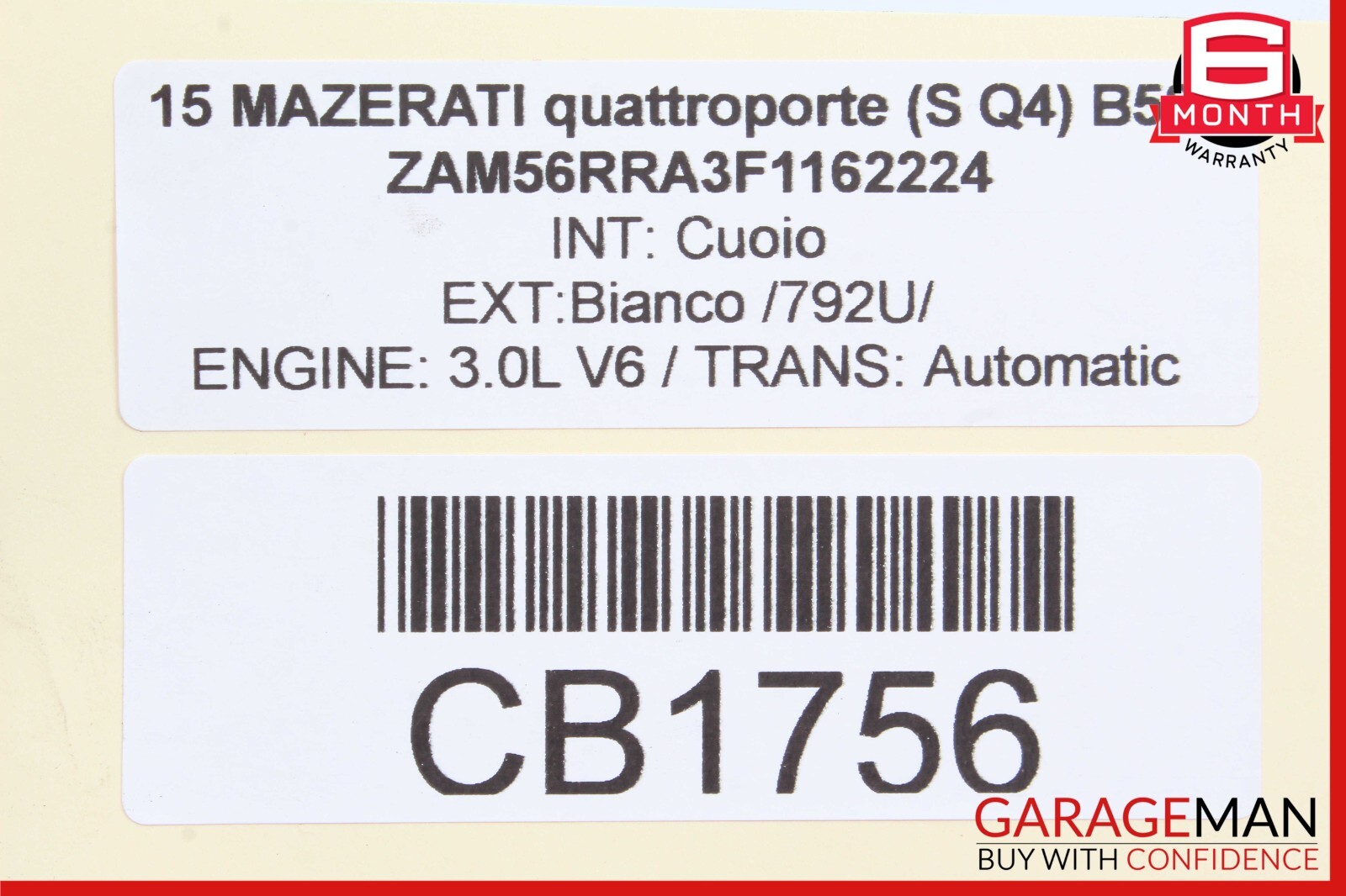Maserati Quattroporte 2014-2017 FRONT Axle shaft
