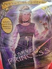 Women's Halloween Costume Harvest Princess Size Medium/Large