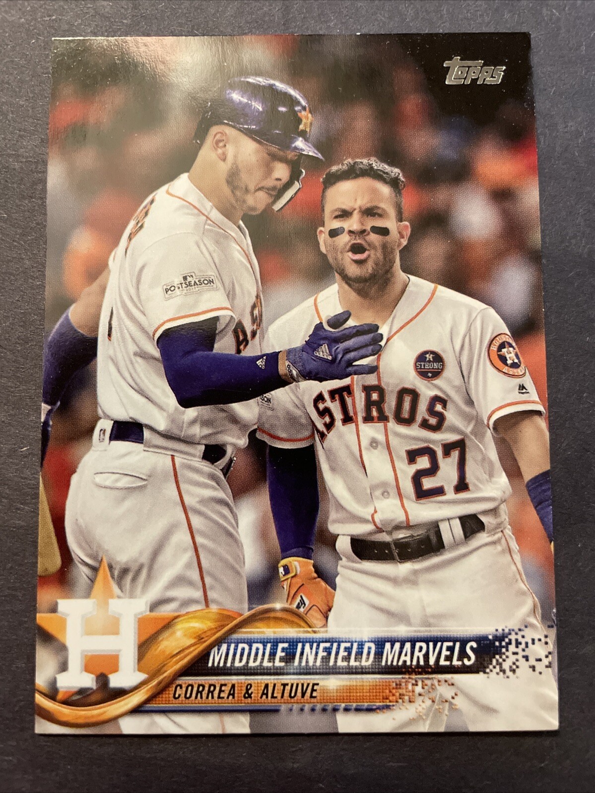Carlos Correa / Jose Altuve #361 Baseball Cards 2018 Topps trading card — raw and PSA graded price guide