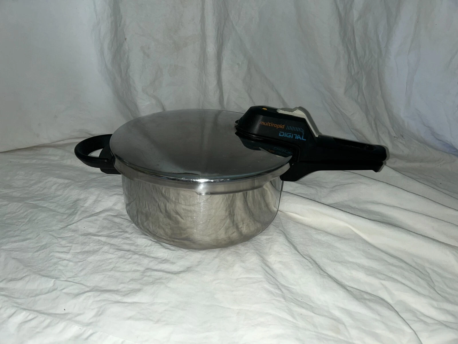 Rare smaller Fagor Multirapid 3 Liter Stainless Steel Pressure Cooker - WORKS!