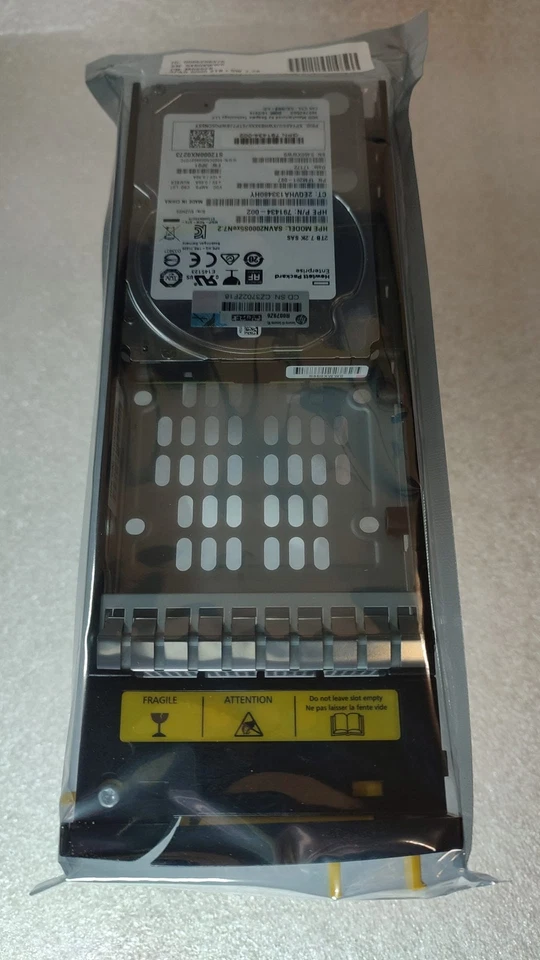 HP M0S92B 3PAR 8000 2TB 7.2K SAS 6G 2.5IN HDD 814668-001 - Image 2 of 4