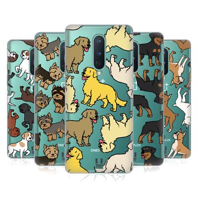HEAD CASE DESIGNS DOG BREED PATTERNS 3 SOFT GEL CASE FOR GOOGLE ONEPLUS PHONES