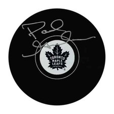 Paul Gardner Autographed Toronto Maple Leafs Puck