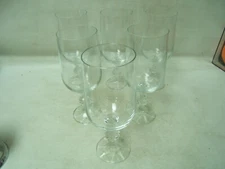 Claudia by Import Assoc Bohemia Crystal Iced Tea Glass Set of 6 Excellent 