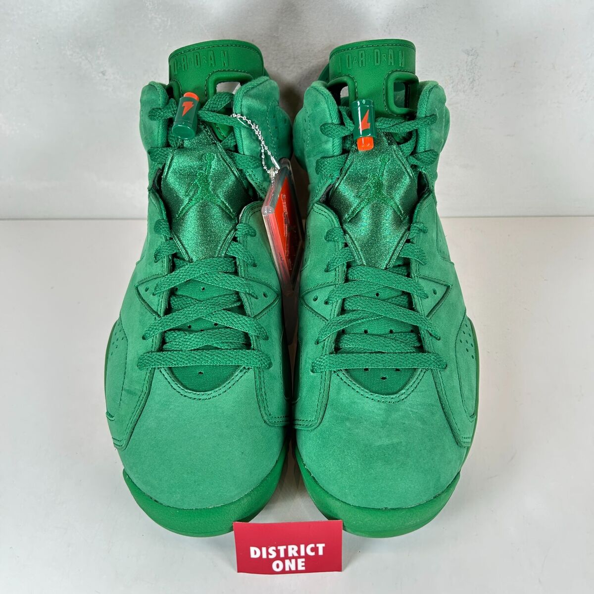 Air Jordan 6 Retro NRG Green Suede Gatorade - Size 9 Air Jordan 6 Retro NRG Green Suede Gatorade - Size 9