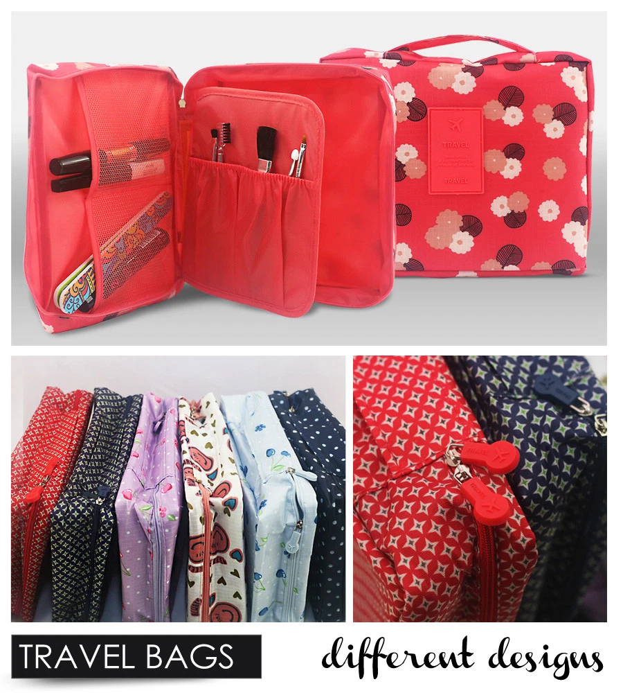 10 х Expandable Travel Hanging Wash Bag Toiletry Organizer Make Up