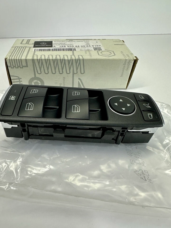 Bloque de interruptor de ventana principal Mercedes-Benz A1669054400649107 nuevo OEM Foto 2 de 4