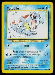 Totodile 80/111 Neo Genesis Common