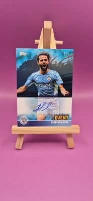 Topps 2021/22 Manchester City Team Set - Bernardo Silva - Auto Parallel 5/5