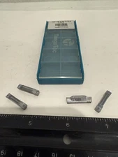 New Qty (4) TaeguTec TDFT 4E-0.4R Carbide Grooving Inserts, Grade TT7220