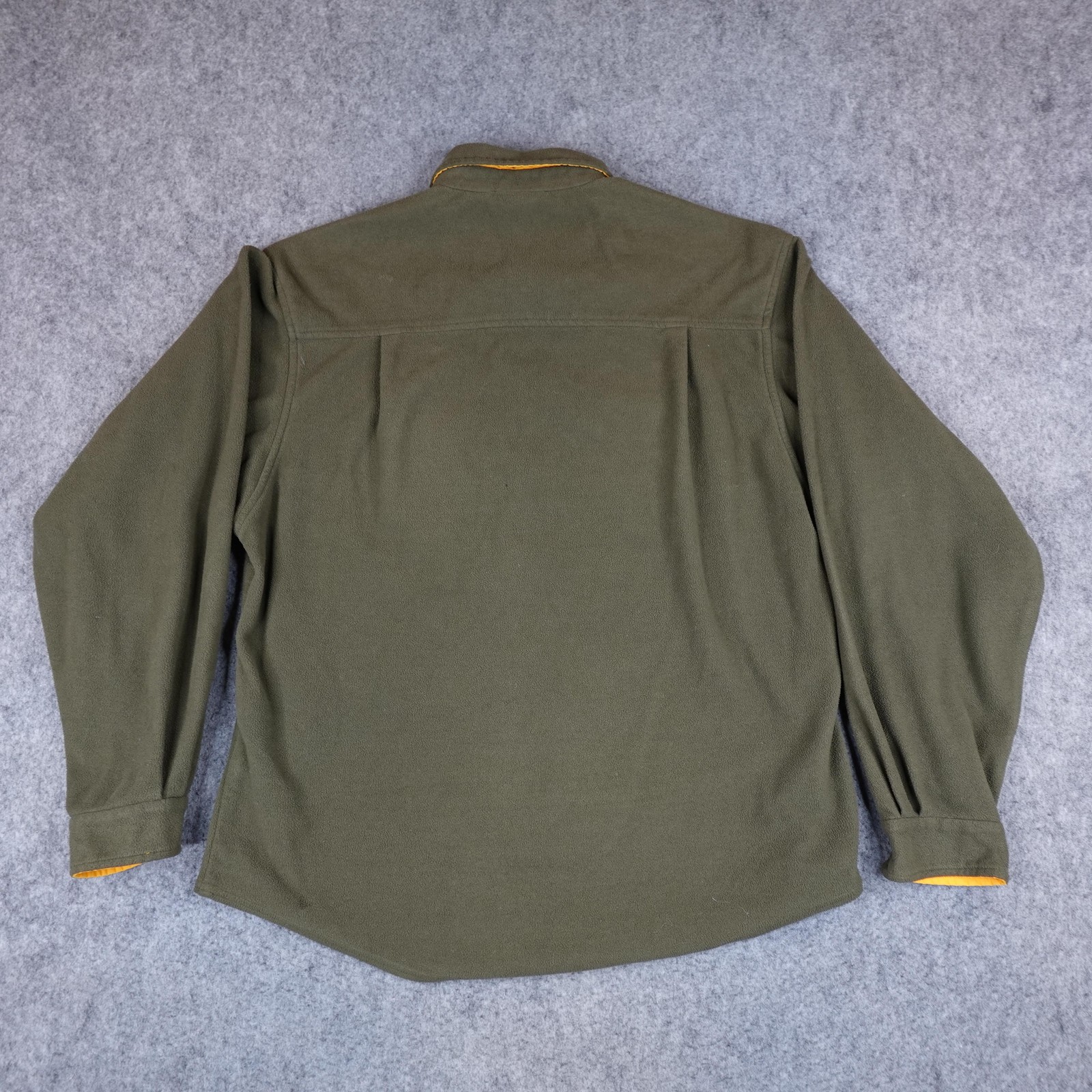 Vintage Patagonia Jacket Mens Medium Olive Micro D-Luxe Synchilla Shacket Y2K thumbnail 10