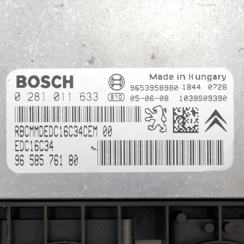 Computer motore Peugeot 407, OEM 9658576180 - Immagine 2 di 2