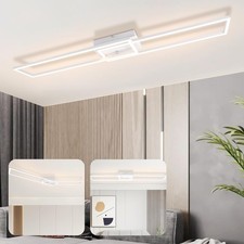 32W Deckenleuchte LED Dimmbar Wohnzimmer Deckenlampe 360° Drehbar 3000K 102cm
