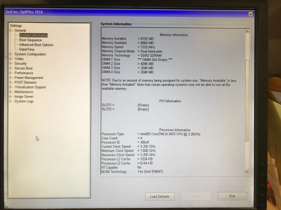 Fast Windows 7 Dell Computer Optiplex 7010 core i5 CPU - 3.20g Audio / Serial - Image 2 of 4