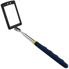 Cal Van Tools Rectangle Inspection Mirror With Led Lights (35)