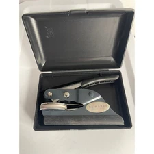 RE MARKS Embosser Seal Embossing Stamp Pocket Seal w 2-Sided Embossing Stamp