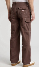 True Religion Brand Jeans Men's Bracken Cargo Pants Brown Size 36 X 32 MSRP 159