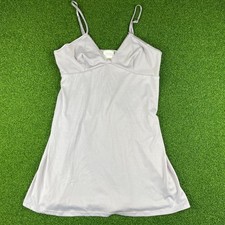 Vintage Secret Treasures Purple Ice V Neck Chemise Slip Dress Sz M
