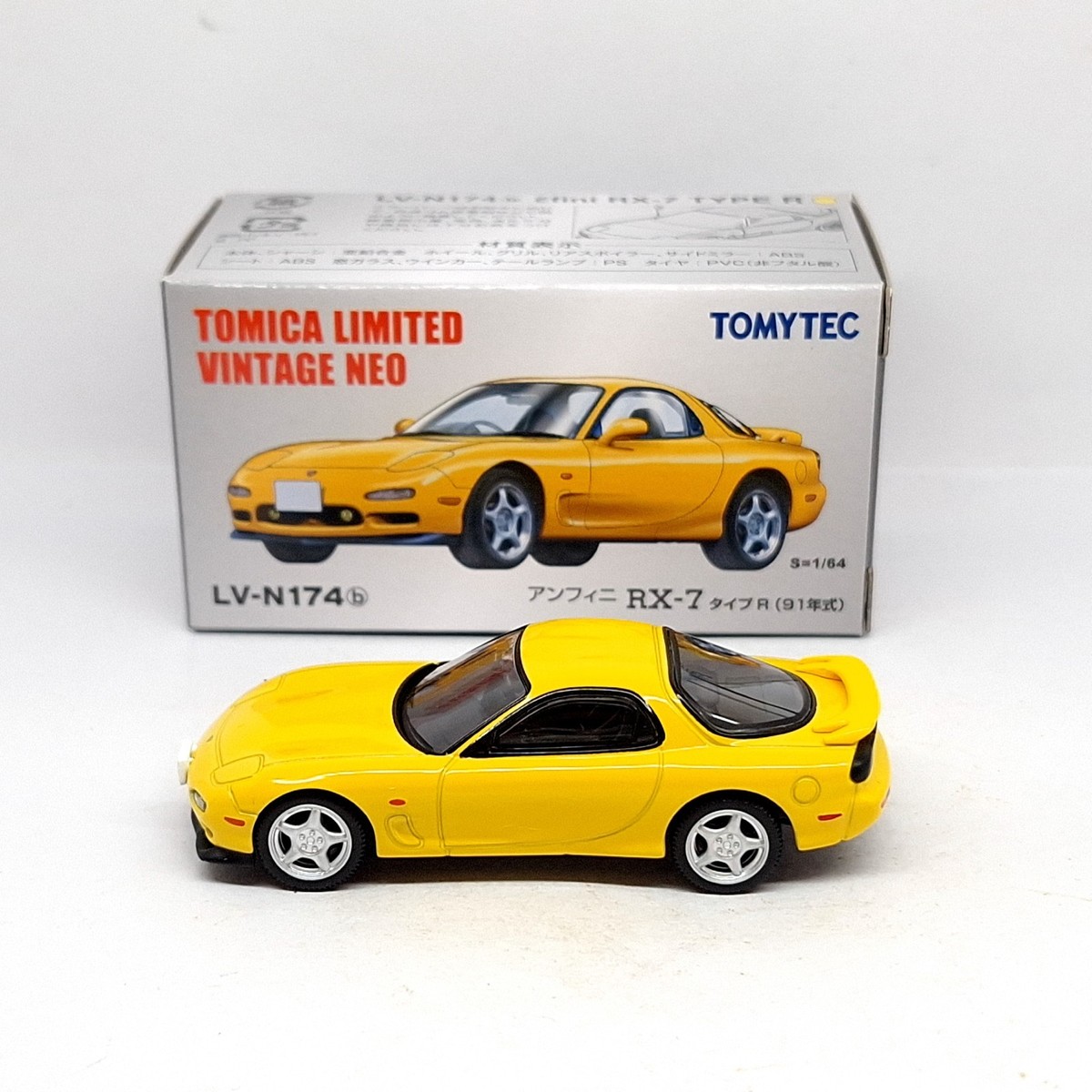 Tomica Limited Vintage NEO LV-N174b MAZDA Efini RX-7 Type R 1/64