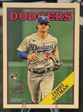 2023 Topps Update James Outman 1988 35th Anniversary Rookie #88US-5 Dodgers RC