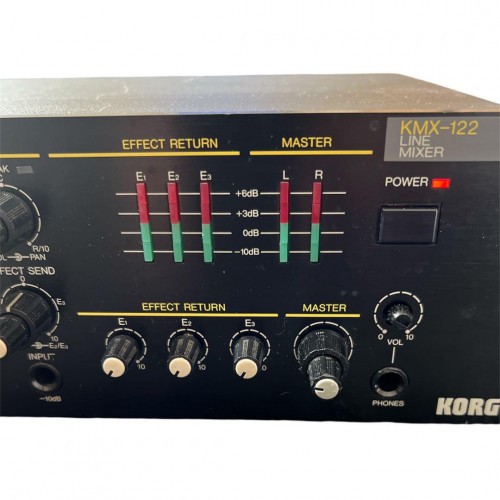 KORG KMX-122 ラインミキサー ヴィンテージ 美品 KORG Model KMX-122 Line Mixer AC100V 50Hz/60Hz 16W Vintage