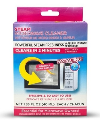 Steam Microwave Cleaner 2-Pack Fast Acting Powerful Steam Freshness
