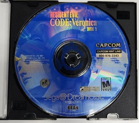 Resident Evil-CODE: Veronica (Sega Dreamcast, 2000) 2 Discs Only TESTED