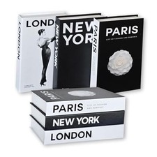 Decorative Books for Home Decor,Set of 3 Stylish Fake Books of Room Books