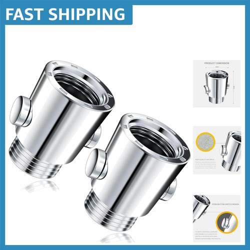 G1/2'' Universal Shower Shut Off Valve - Push-Button Water Control Convenience