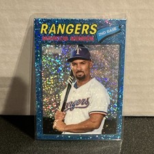 Marcus SEMIEN 2026 Topps Heritage Chrome Light Blue Sparkle #366 Texas Rangers